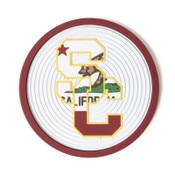 USC Trojans SC Cali Flag Cardinal Coaster